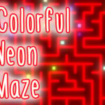 Makukulay na Neon Maze